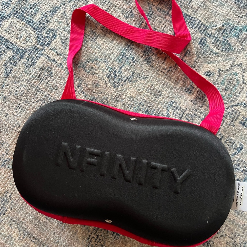 NFINITY Black and Red Hard-Shell Case for shoes